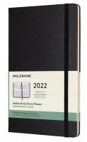 Еженедельник Moleskine CLASSIC WKLY VERTICAL Large 130х210мм 144стр. черный