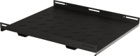 Полка стационарная Lanmaster TWT-CBB-S4-12/100 1U нагр.:100кг. 852мм черный