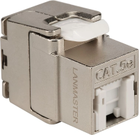 Модуль Lanmaster LAN-TK45S5E/180R информ. Keystone RJ45 кат.5E