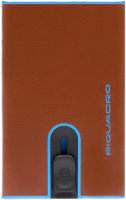 Чехол для кредитных карт Piquadro Blue Square PP4825B2BLR/M каштановый натур.кожа