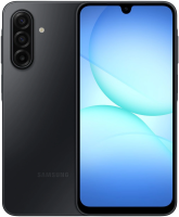Смартфон Samsung SM-A175F Galaxy A17 128Gb 6Gb черный моноблок 3G 4G 2Sim 6.7" 1080x2340 Android 15 50Mpix 802.11 a/b/g/n/ac NFC GPS GSM900/1800 GSM1900 microSD max2048Gb