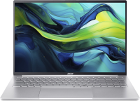 Ноутбук Acer Swift Lite SFL16-51M-54BL Core Ultra 5 115U 16Gb SSD512Gb Intel Graphics 16" IPS WUXGA (1920x1200) без ОС silver WiFi BT Cam 4810mAh (NX.D3UCD.002)