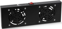 Модуль вентиляторный Cabeus (TRAY-FAN2-BK) 2 вент. черный