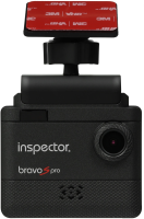 Видеорегистратор с радар-детектором Inspector BRAVO S PRO черный 2Mpix 1080x1920 1080p 140гр. GPS iCatch SPCA6350M