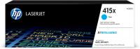 Картридж лазерный HP 415X W2031X голубой (6000стр.) для HP HP LJ M454/MFP M479