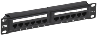 Патч-панель ITK PP12-1UC5EU-D05-10 10" 1U 12xRJ45 кат.5E UTP