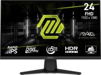 Монитор MSI 23.8" Mag 244F черный IPS LED 16:9 HDMI матовая 300cd 178гр/178гр 1920x1080 200Hz DP FHD 2.88кг