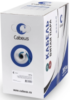 Кабель информационный Cabeus UTP-4P-Cat.5e-SOLID-LSZH-BL кат.5E U/UTP 4 пары LSZH внутренний 305м синий
