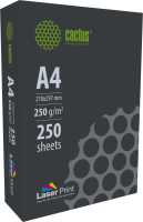 Бумага Cactus CS-LPA4250250 A4 марка A/250г/м2/250л./белый CIE170% для лазерной печати