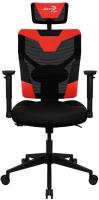 Кресло игровое Aerocool Guardian черный/красный сиденье черный экокожа/сетка с подголов. крестов. нейлон