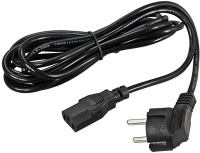 Шнур питания Rexant 11-1131 C13-Schuko проводник.:3x0.75мм2 1.8м 220В 3А черный