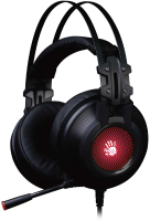 Наушники с микрофоном A4Tech Bloody G525 черный 2м мониторные оголовье (G525 BLACK)