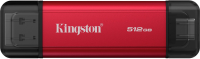 Накопитель SSD Kingston USB3.2 Gen2 512GB SPSD/512GB красный