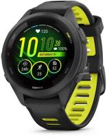 Смарт-часы Garmin Forerunner 265S 27.5мм 1.1" AMOLED корп.черный рем.черный/желтый (010-02810-13)