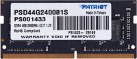 Память DDR4 4Gb 2400MHz Patriot PSD44G240081S Signature RTL PC4-19200 CL17 SO-DIMM 260-pin 1.2В single rank Ret