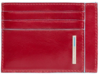 Чехол для кредитных карт Piquadro Blue Square PP2762B2R/R красный натур.кожа