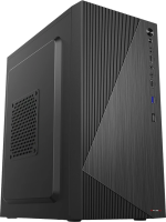 Корпус Accord ACC-XA09 черный без БП mATX 1x80mm 1x120mm 2xUSB2.0 1xUSB3.0 audio bott PSU