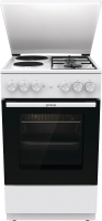 Плита Комбинированная Gorenje GK5A12WG белый (металлическая крышка) реш.сталь