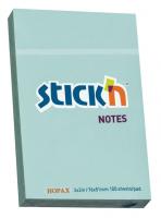 Блок самоклеящийся бумажный Stick`n 21146 51x76мм 100лист. 70г/м2 пастель голубой