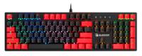 Клавиатура A4Tech B820N черный/красный USB for gamer LED (B820N ( BLACK + RED)) кабель 1.8м