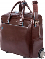 Сумка дорожная Piquadro BLUE SQUARE (BV4729B2/MO) 40x36x16см 20л. 2.584кг. кожа красное дерево