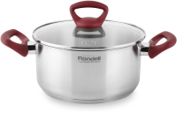 Кастрюля Rondell Heidi RDS-1114 4.8л. d=24см (с крышкой) стальной