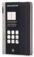 Блокнот Moleskine PROFESSIONAL PROPFNTB3HBK Large 130х210мм 240стр. линейка твердая обложка черный
