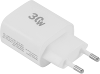 Сетевое зар./устр. Digma DGW3C 30W 3A (PD) USB-C универсальное белый (DGW3C0F010WH)