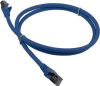Патч-корд Lanmaster LAN-PC45/S6A-5.0-BL FTP RJ-45 вил.-вилка RJ-45 кат.6A 5м синий LSZH (уп.:1шт)