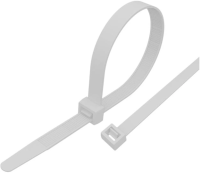 Стяжка пластиковая Rexant 87-0400 400x4.8мм (упак:100шт) нейлон внешний (-60/+85) белый