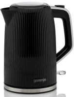 Чайник электрический Gorenje K17DPB 1.7л. 2200Вт черный/серебристый корпус: пластик/металл