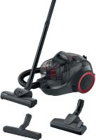 Пылесос Bosch BGS21POW2 2000Вт черный/красный