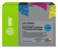 Картридж струйный Cactus CS-C9363 №134 голубой/пурпурный/желтый (18мл) для HP DJ 460series/5740/5743/5793/5940/5943/6540/6543/6620/6623 с чипом