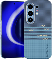Чехол (клип-кейс) KRUTOFF для Tecno Camon 50 Ultra черный/зеленый (1071710)