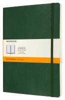 Блокнот Moleskine CLASSIC SOFT QP621K15 XLarge 190х250мм 192стр. линейка мягкая обложка зеленый