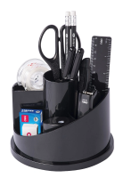 Настольный набор Deli E38250A (15 предметов) пластик черный