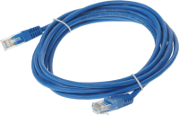 Патч-корд Premier ANP511_3M_B UTP 4 пары cat.5E CCA molded 3м синий outdoor RJ-45 (m)-RJ-45 (m)