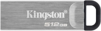 Флеш Диск Kingston 512GB DataTraveler Kyson DTKN/512GB USB3.0 серебристый/черный
