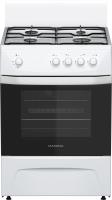 Плита Газовая Darina C 1001 W белый/черный (без крышки) реш.сталь