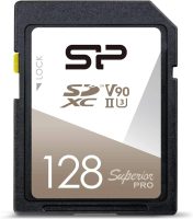 Флеш карта SDXC 128GB Silicon Power SP128GBSDXJA2V10 Superior Pro V90 w/o adapter