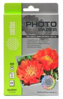 Фотобумага Cactus CS-GA620025 A6/200г/м2/25л./белый глянцевое для струйной печати