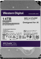 Жесткий диск WD SATA-III 14TB WD141PURP Surveillance Purple Pro (7200rpm) 512Mb 3.5"