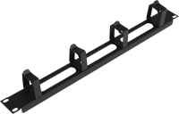 Кабельный органайзер ITK 4 кольца CO05-1M4RM односторонний кольца 1U шир.:19" глуб.:60мм