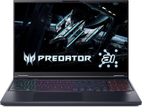 Ноутбук Acer Predator Helios Neo 16 AI PHN16-73-92NH Core Ultra 9 275HX 32Gb SSD2Tb NVIDIA GeForce RTX5070Ti 12Gb 16" IPS WQXGA (2560x1600) без ОС black WiFi BT Cam (NH.QX4CD.001)