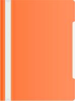 Папка-скоросшиватель Бюрократ -PS20OR A4 прозрач.верх.лист пластик оранжевый 0.12/0.16