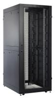 Шкаф серверный ЦМО (ШТК-СП-48.8.10-44АА-9005) напольный 48U 800x1000мм пер.дв.перфор. 4 бок.пан. задн.дв.перфор. 1350кг черный 690мм 161кг 180град. 2215мм