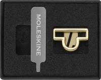 Шильд-символ Moleskine Zodiac Весы металл золотистый коробка с европод. PINLIBRAGOLD