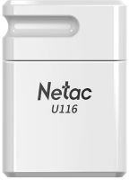 Флеш Диск Netac 16GB U116 NT03U116N-016G-32WH USB3.2 белый
