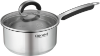 Ковш Rondell Brando RDS-1803 1.3л. d=16см (с крышкой) стальной