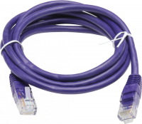 Патч-корд Premier PP12-1.5M/V 1000Гбит/с UTP 4 пары cat.5E CCA molded 1.5м фиолетовый RJ-45 (m)-RJ-45 (m)